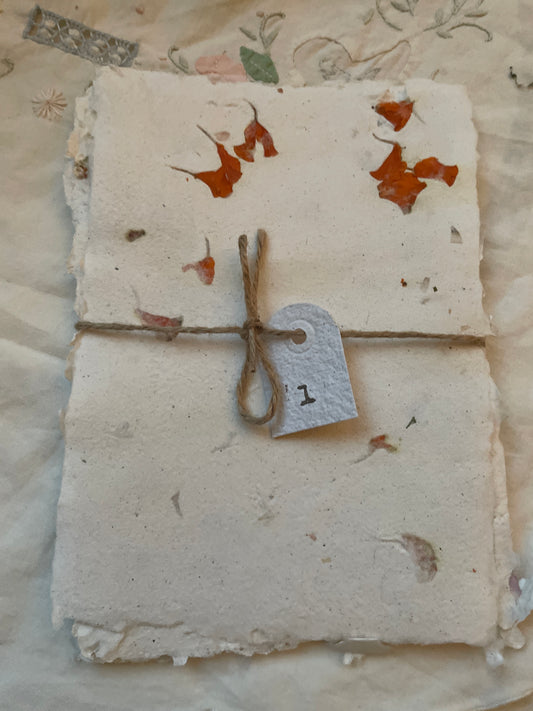 Handmade Paper Pack No. 1 - 8 x 5.5 in.
